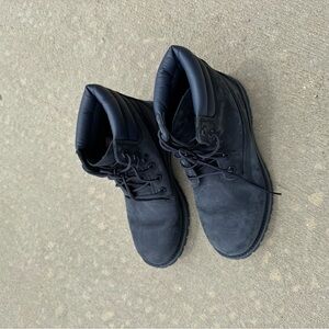Navy Timberland Boots
